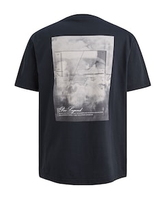 Heren T-shirt blauw