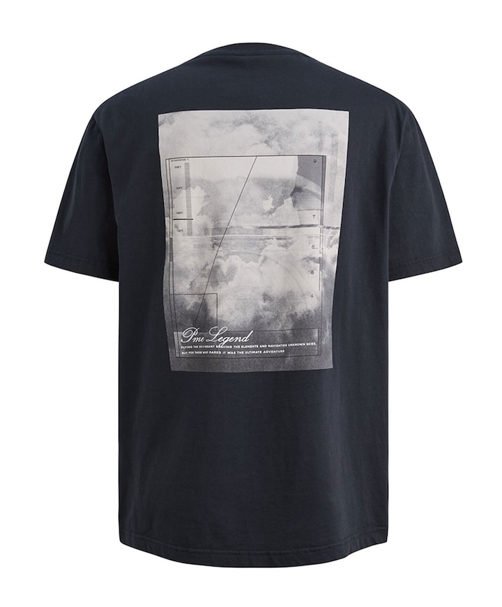 Heren T-shirt blauw