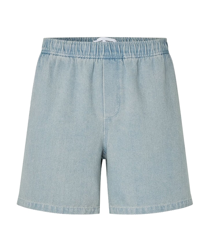 Sajabari heren korte broek blauw