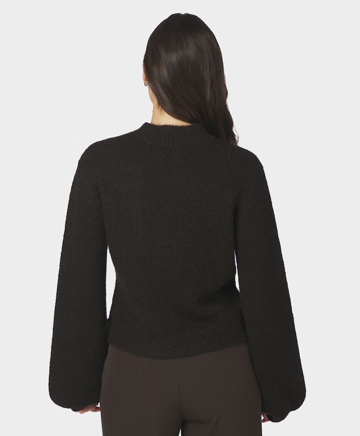 Dames vest bruin