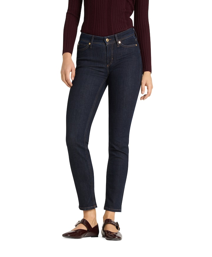 Piper cropped dames jeans blauw