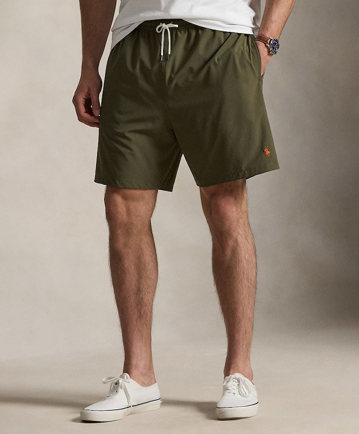 Woven Trunk Swim Bottom heren zwembroek groen