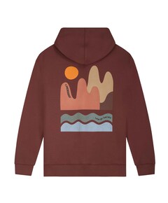 X POEDERBAAS hoodie brique