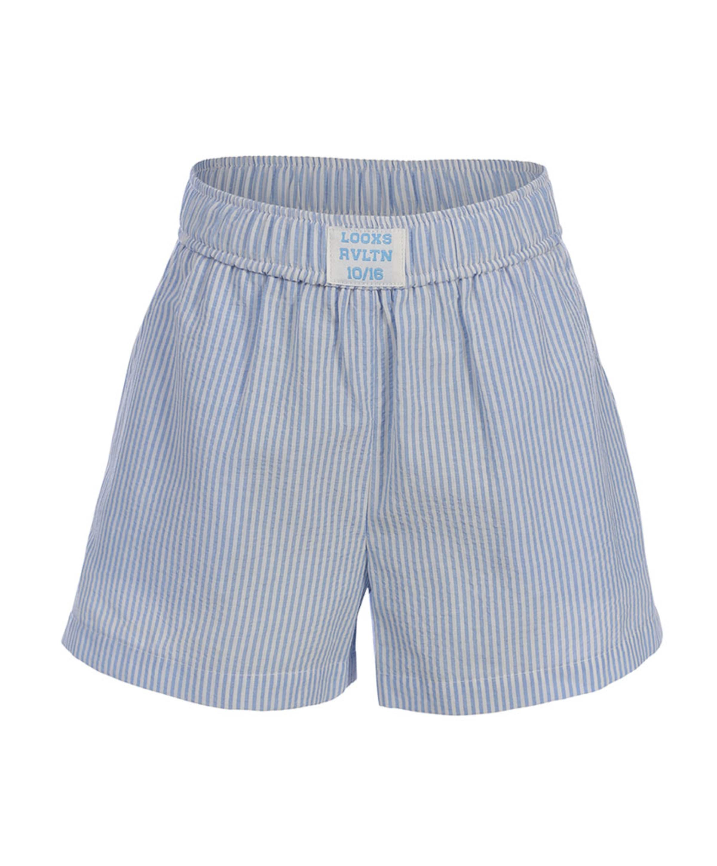 meisjes korte broek blauw