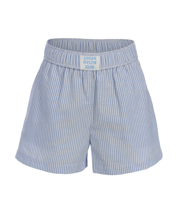 meisjes korte broek blauw