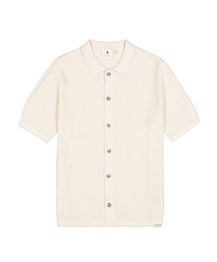 Heren polo beige