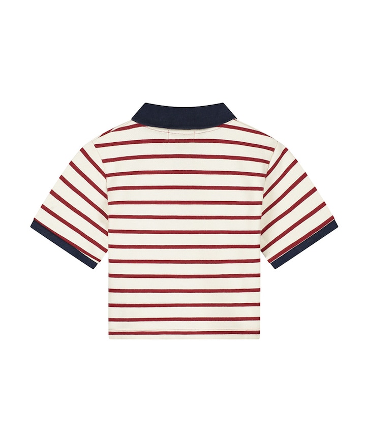 Meisjes polo bordeaux