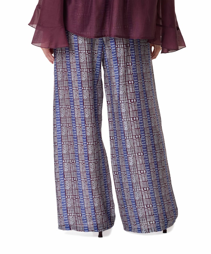 ISOLA dames broek blauw