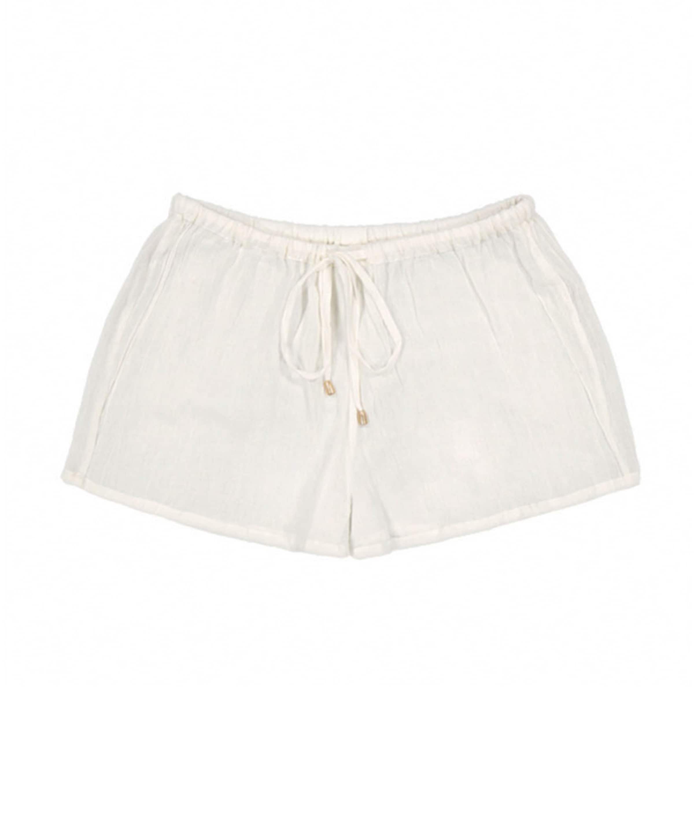 Dames short ecru