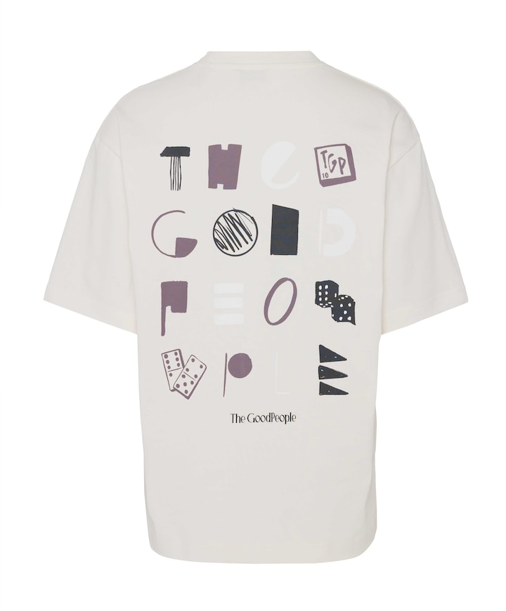 Heren T-shirt beige