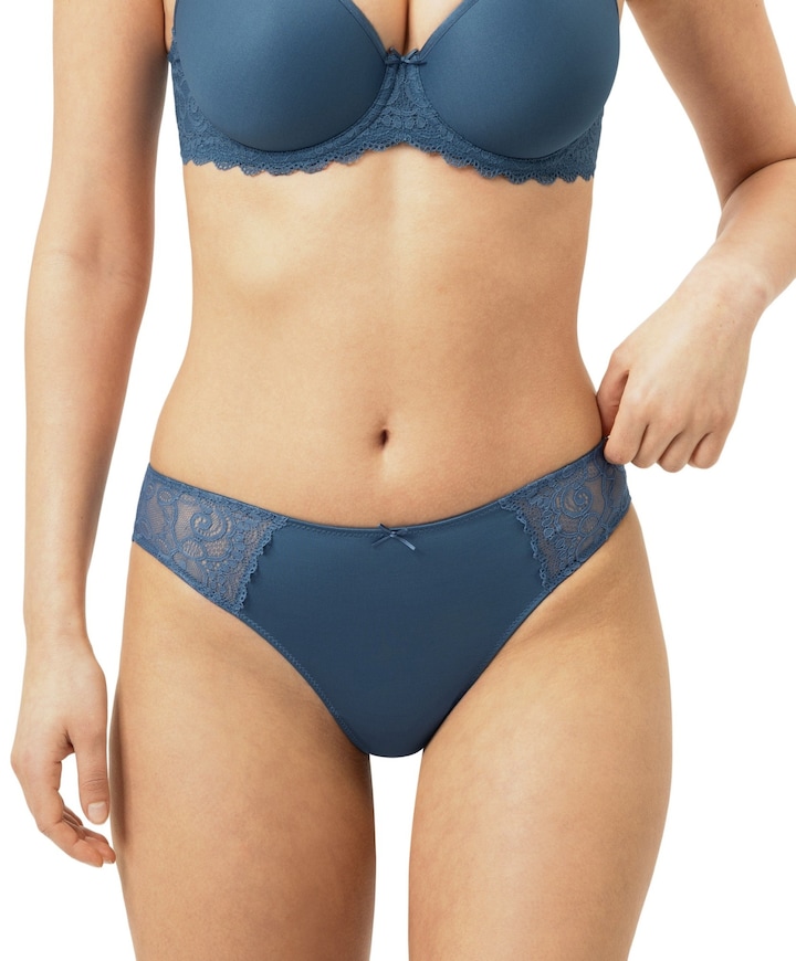 Dames string blauw