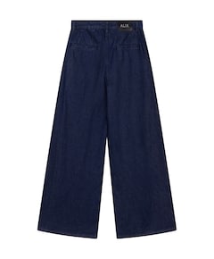 WIDE LEG DENIM dames jeans blauw