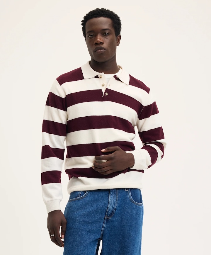 Heren sweater bordeaux