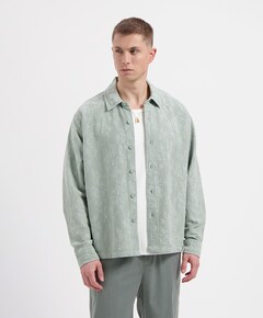 Heren overshirt groen