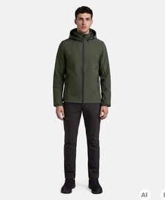 Heren jas groen