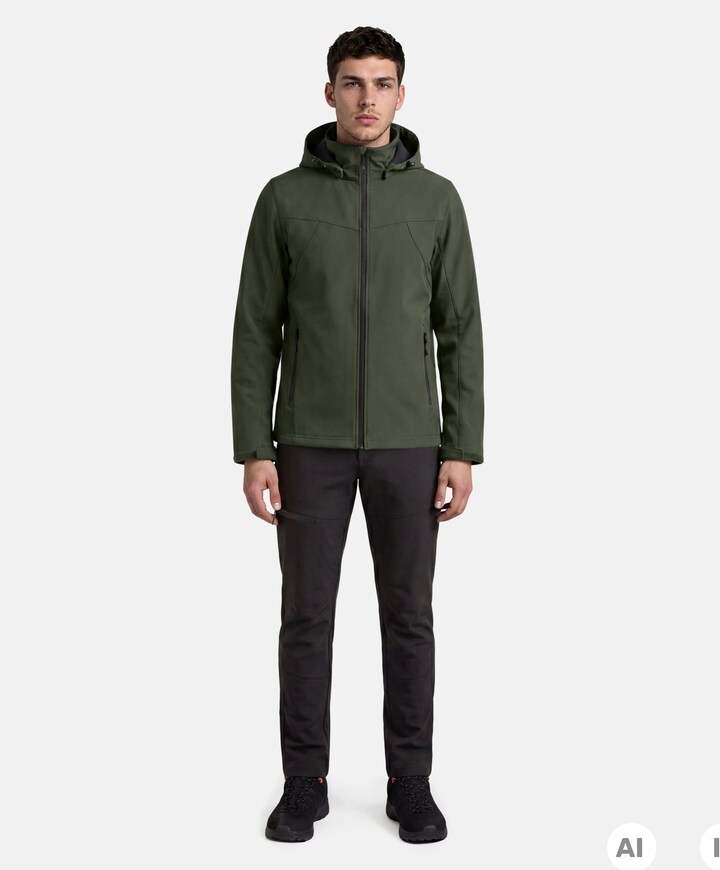 Heren jas groen