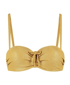 Dames bikinitop goud