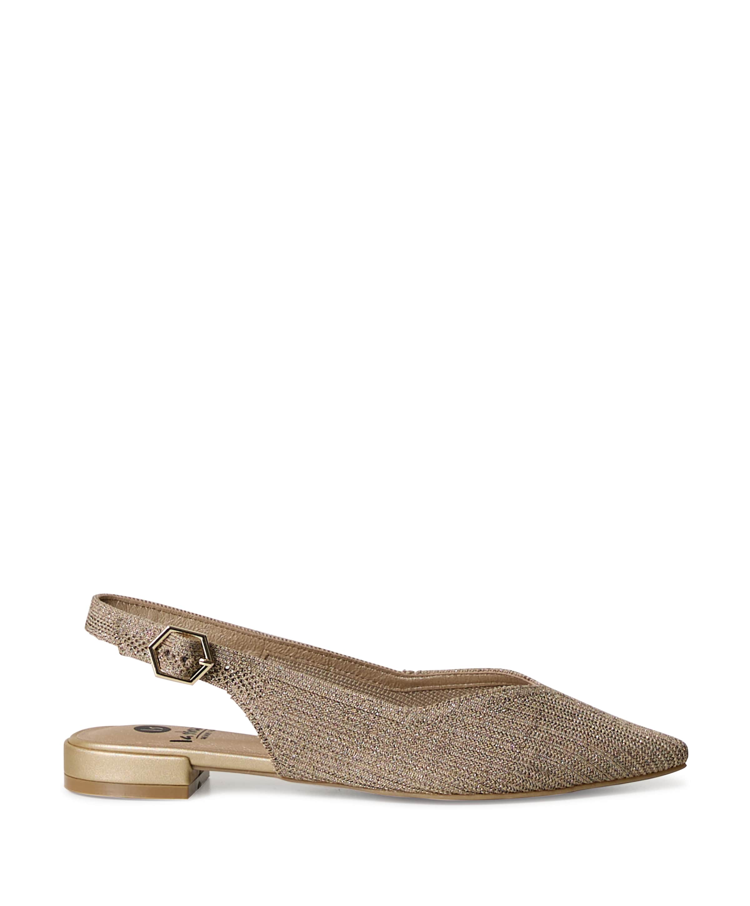 dames slingbacks goud