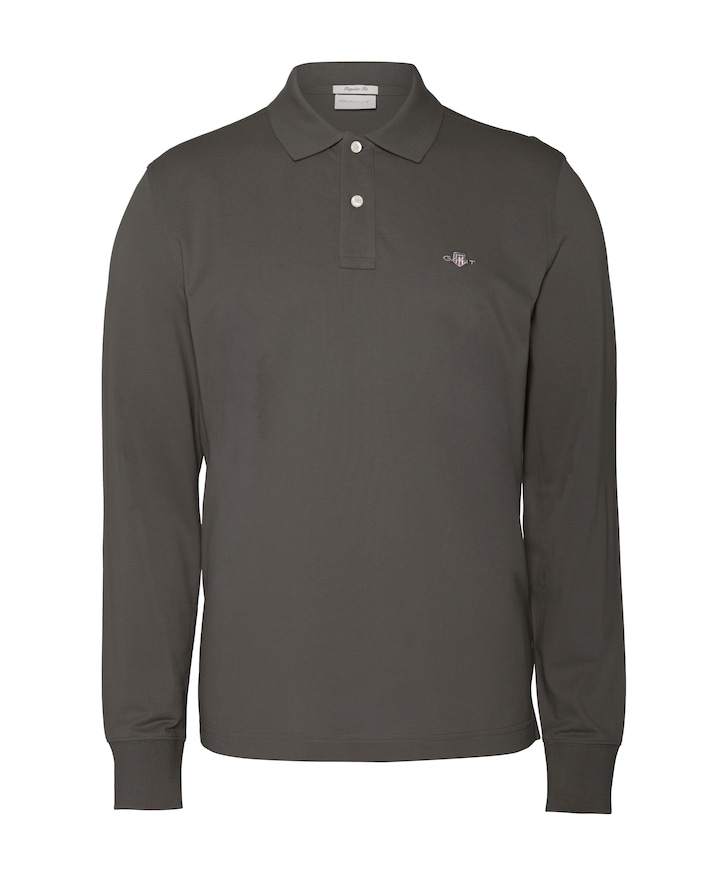 Heren polo beige