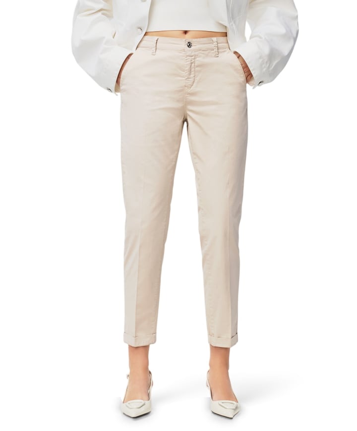 CHINO dames broek beige