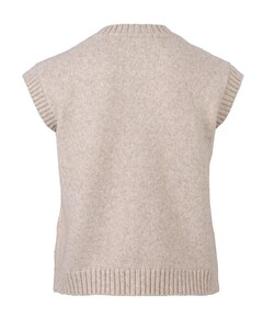 Dames gilet beige
