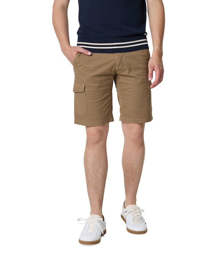 Bermuda Printed korte broek beige
