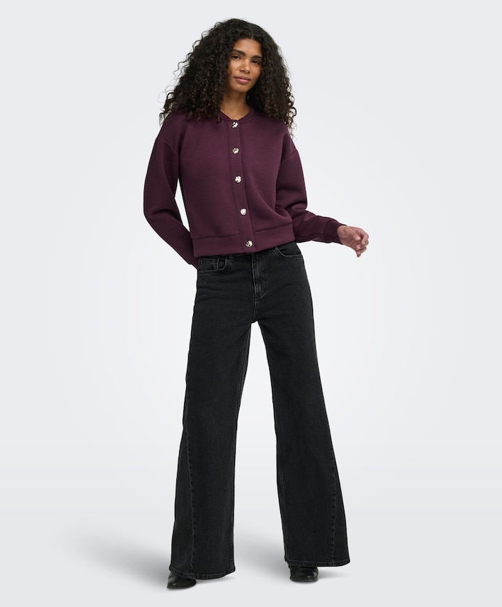 Dames vest bordeaux