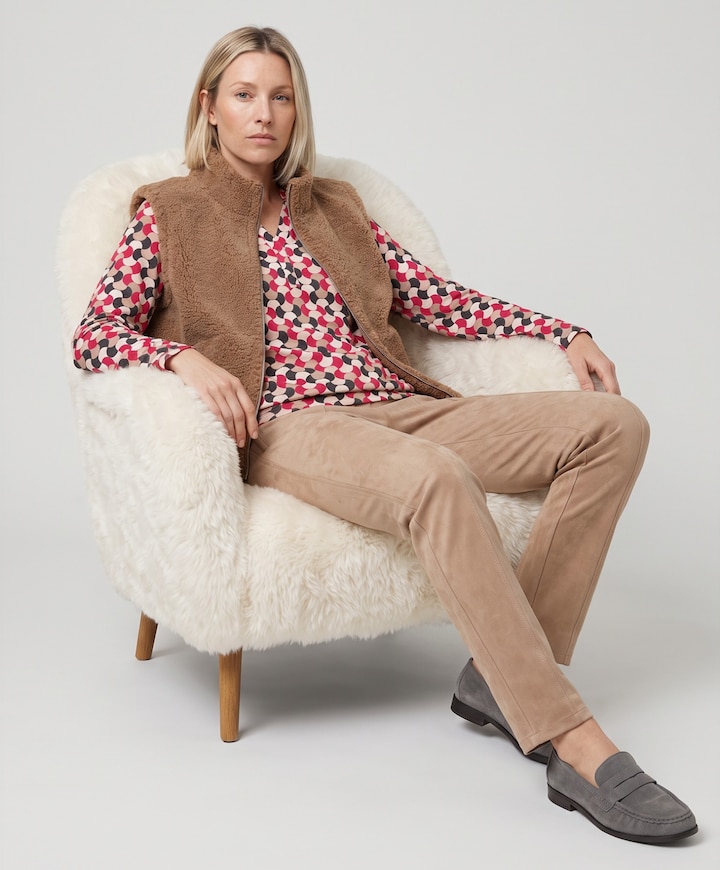 Dames longsleeve roze