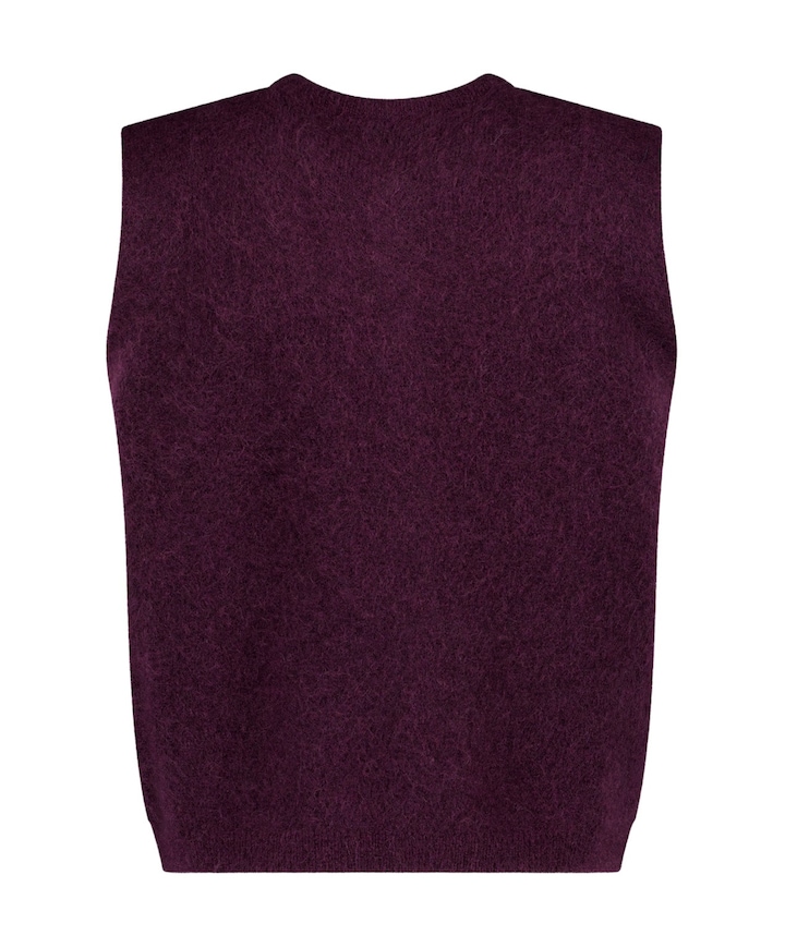Dames gilet bordeaux