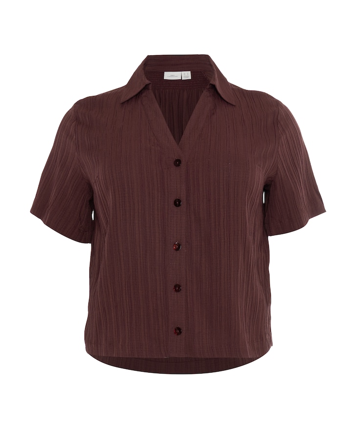 Dames blouse bruin