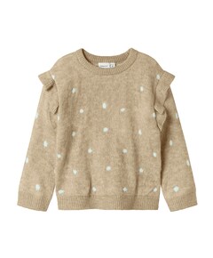 Meisjes trui ecru