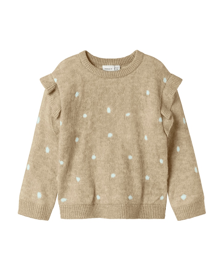 Meisjes trui ecru