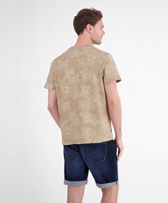 Heren T-shirt beige