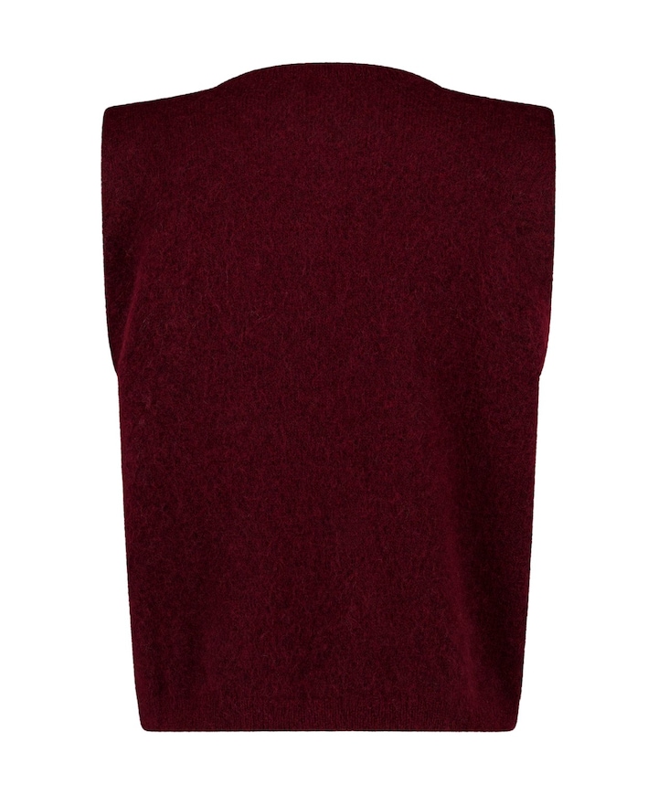 Dames gilet bordeaux