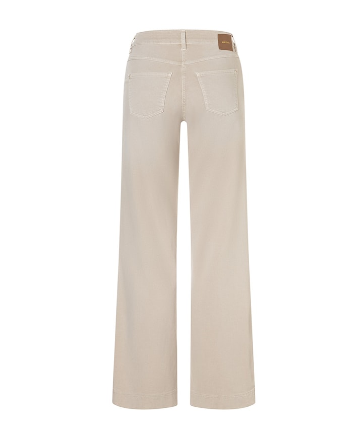DREAM WIDE dames jeans beige