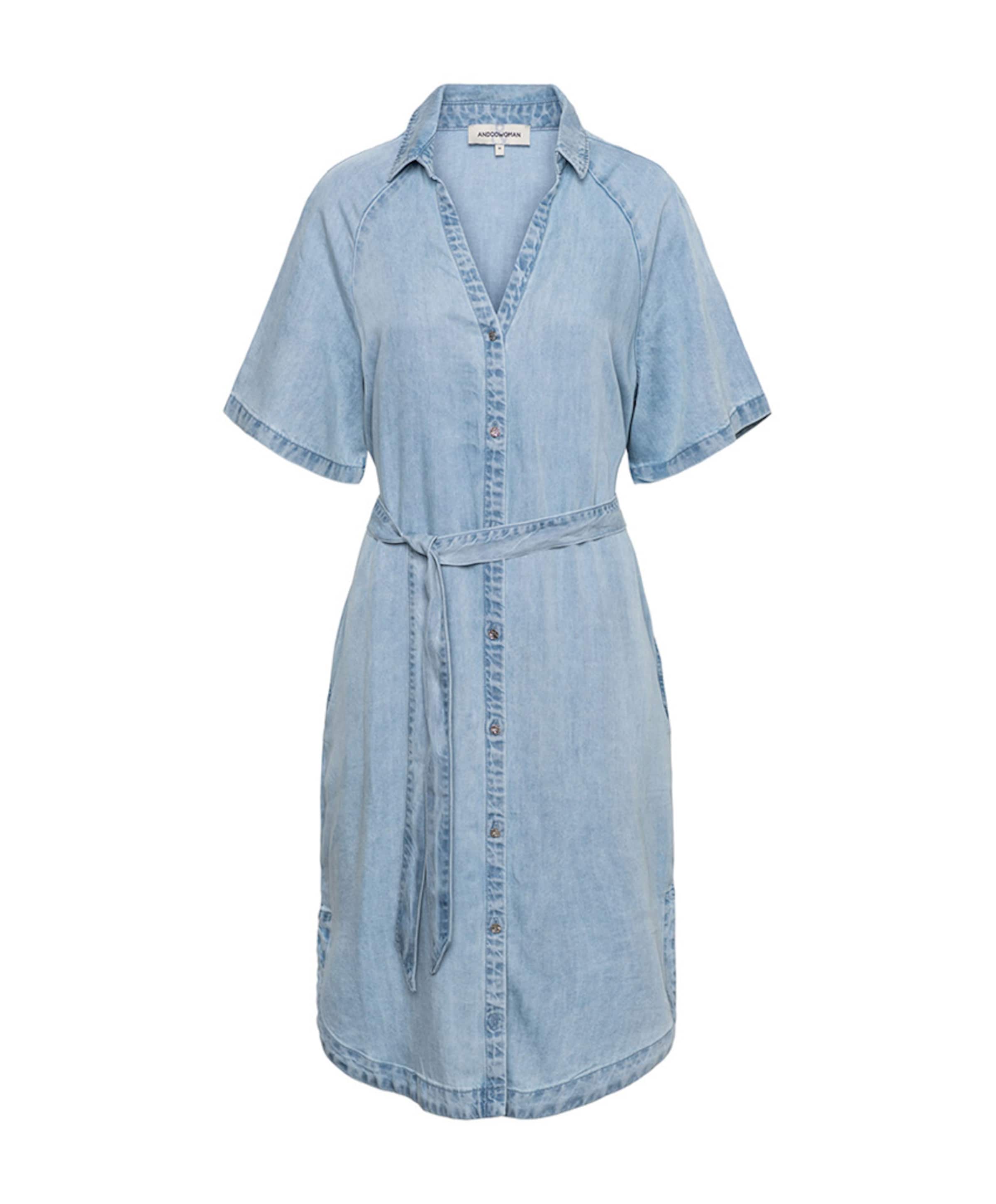 Dames jurk blauw