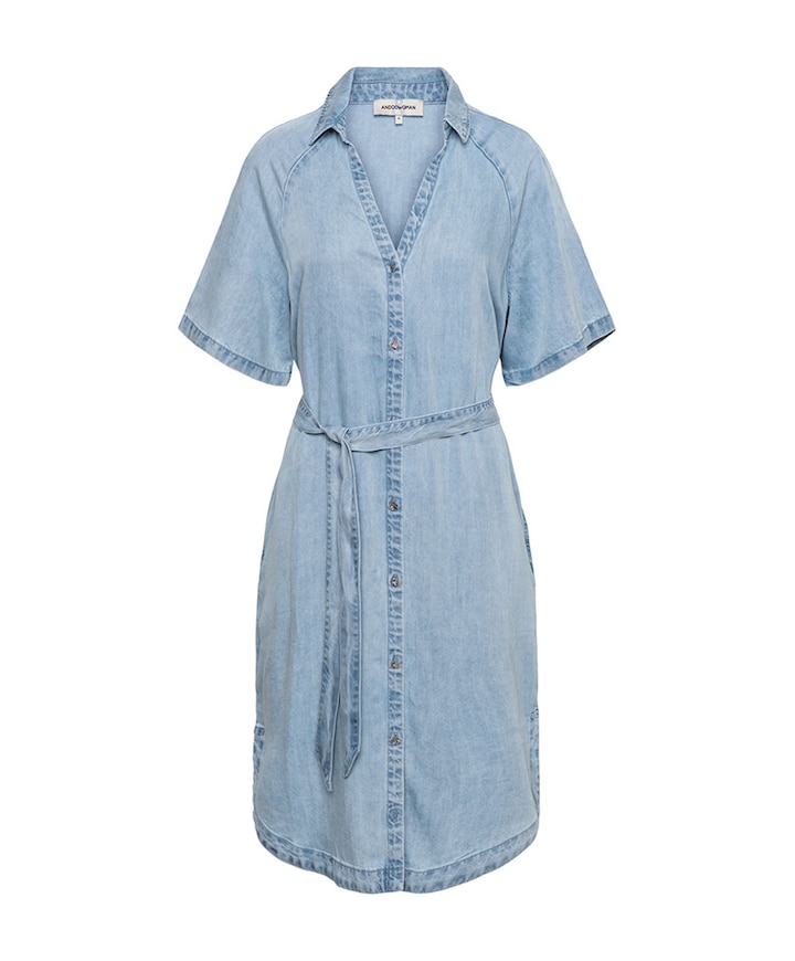 Dames jurk blauw