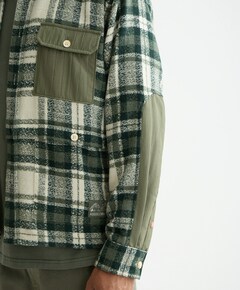 Overhemd lange mouw groen