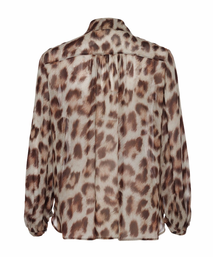 blouse bruin