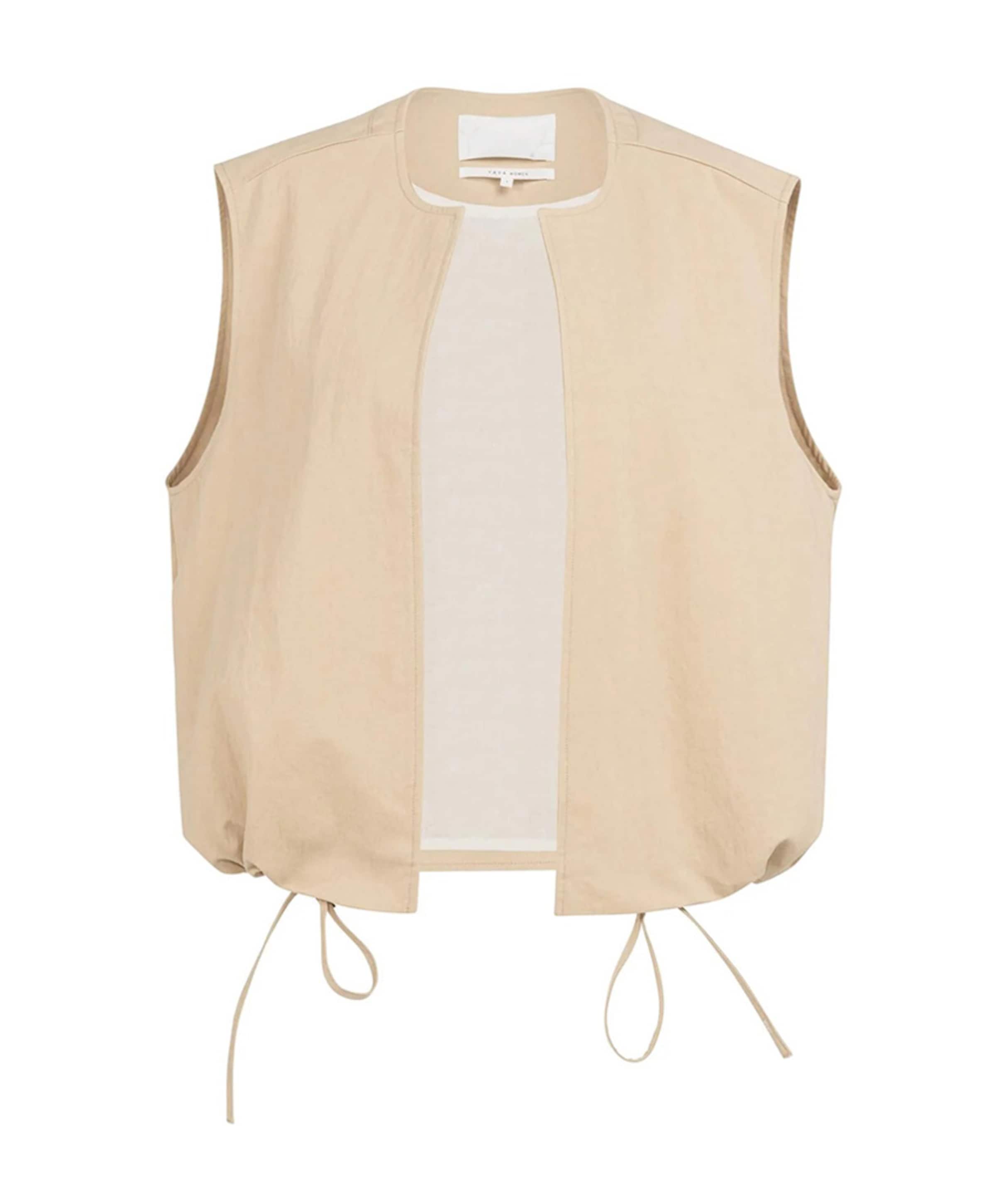 Dames bodywarmer beige