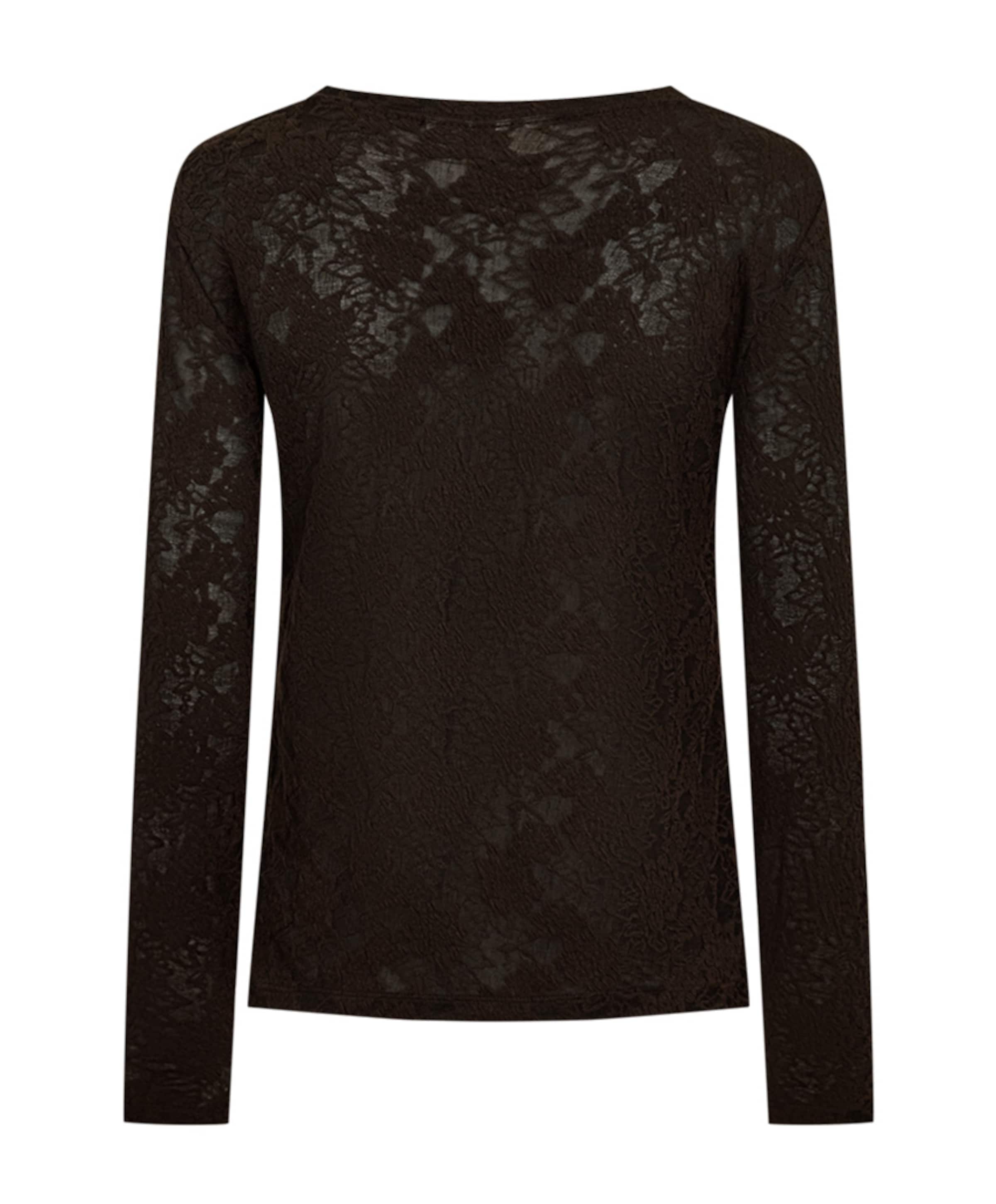 Dames longsleeve bruin