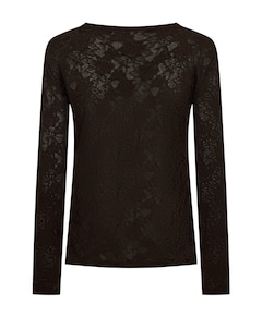 Dames longsleeve bruin