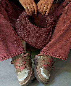 Lowmel dames sneakers bruin