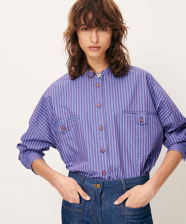 Blouse paars