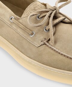 heren moccasins beige