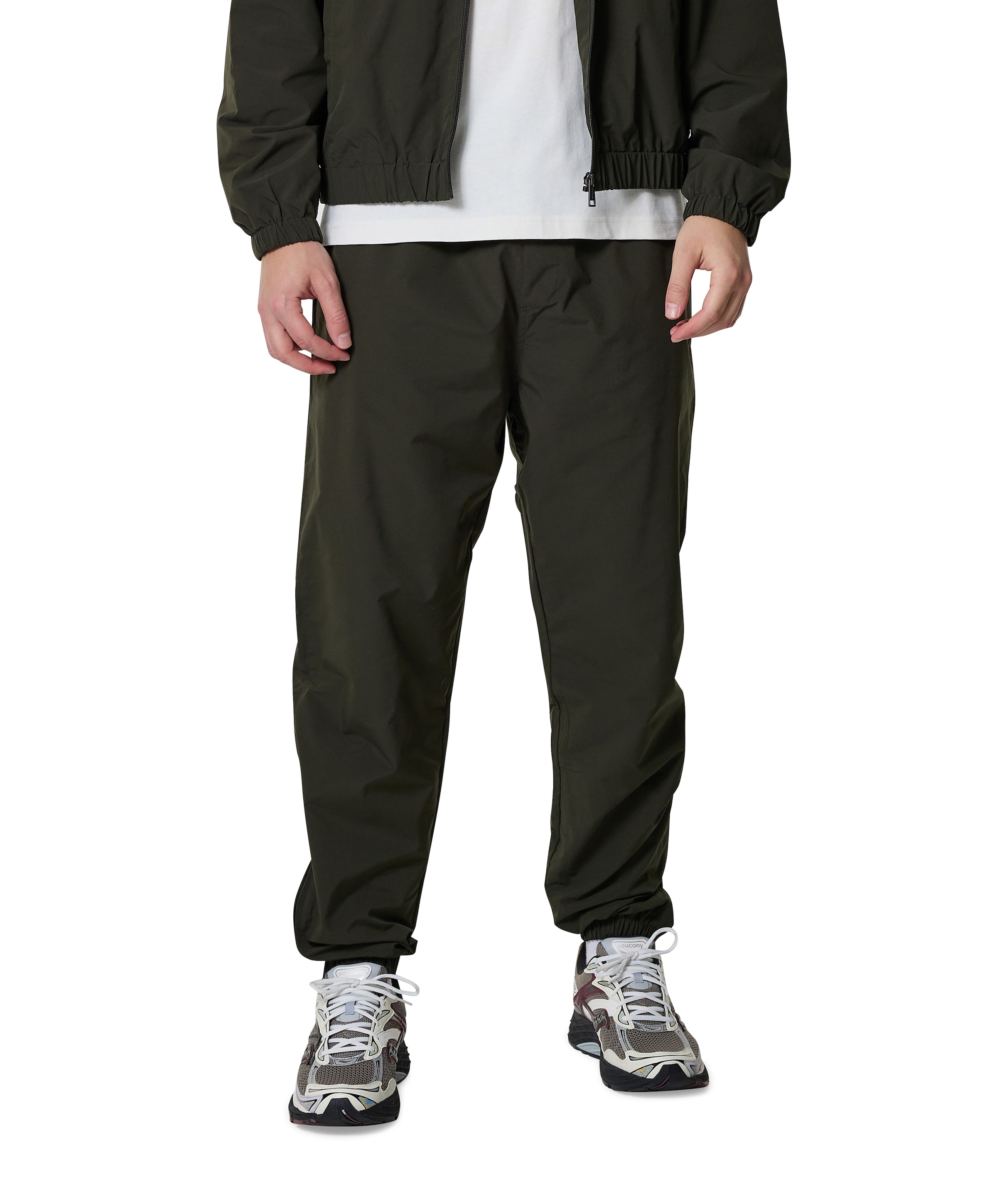 Daily Paper Eward Crinkle broek groen