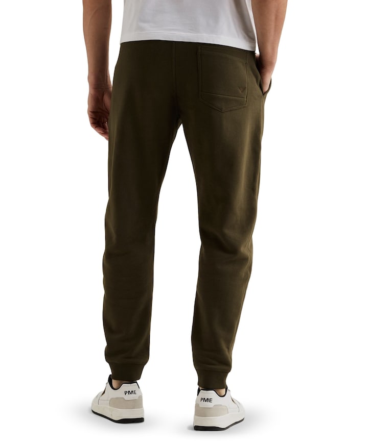SWEAT PANTS PEACHED FLEECE LIGHT heren broek groen