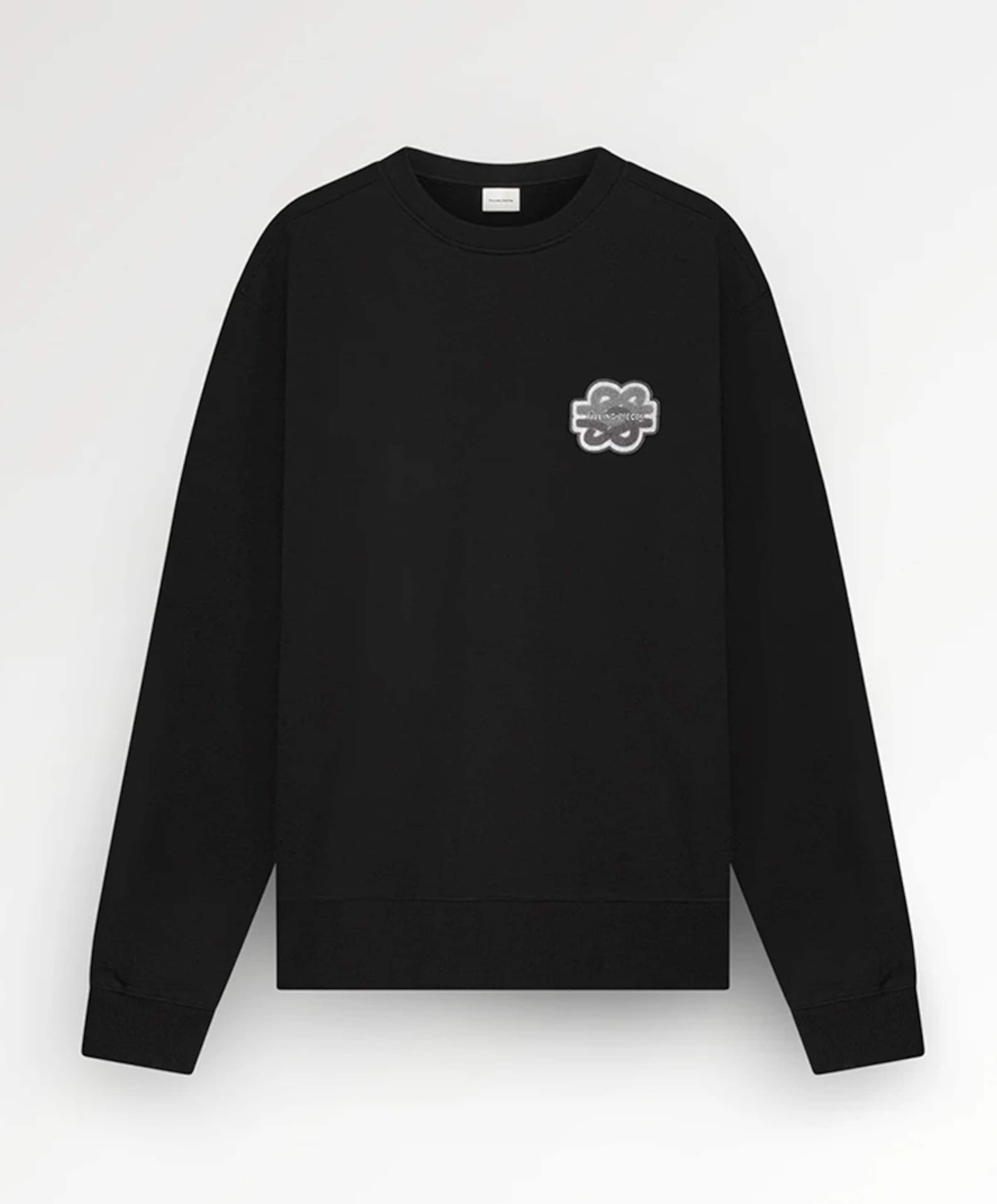Heren longsleeve zwart