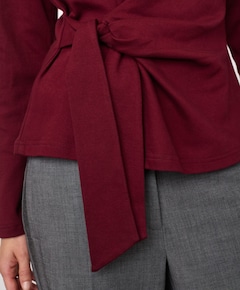 Dames longsleeve bordeaux