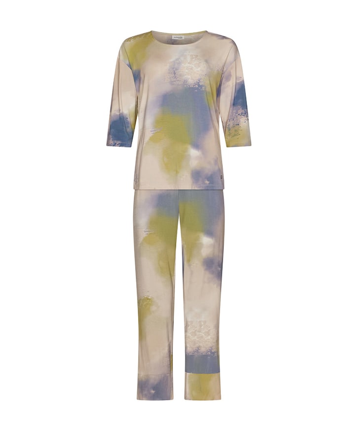 Dames pyjamaset blauw